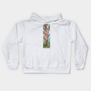 Cats in the tree Kids Hoodie